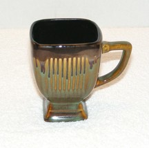 California Pantry Classic 10 Oz Green Brown Square Drip Design Coffee Mug (G09) - £4.73 GBP