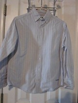 Daniel Cremieux Boy&#39;s Size 12 Striped Long Sleeve Button Front Shirt - £3.93 GBP