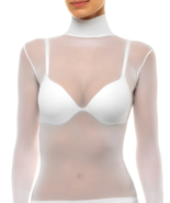 See Through Shirt - [Second Skin] - Nylon Fabric - White - $24.95