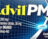 Advil PM Ibuprofen 200mg Pain Reliever &amp; Nighttime Sleep-Aid 200 Caplets... - $25.00