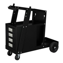 Welding Cart 4 Drawer Tank Welder Storage Plasma Cutter Utility Cabinet ... - £85.63 GBP