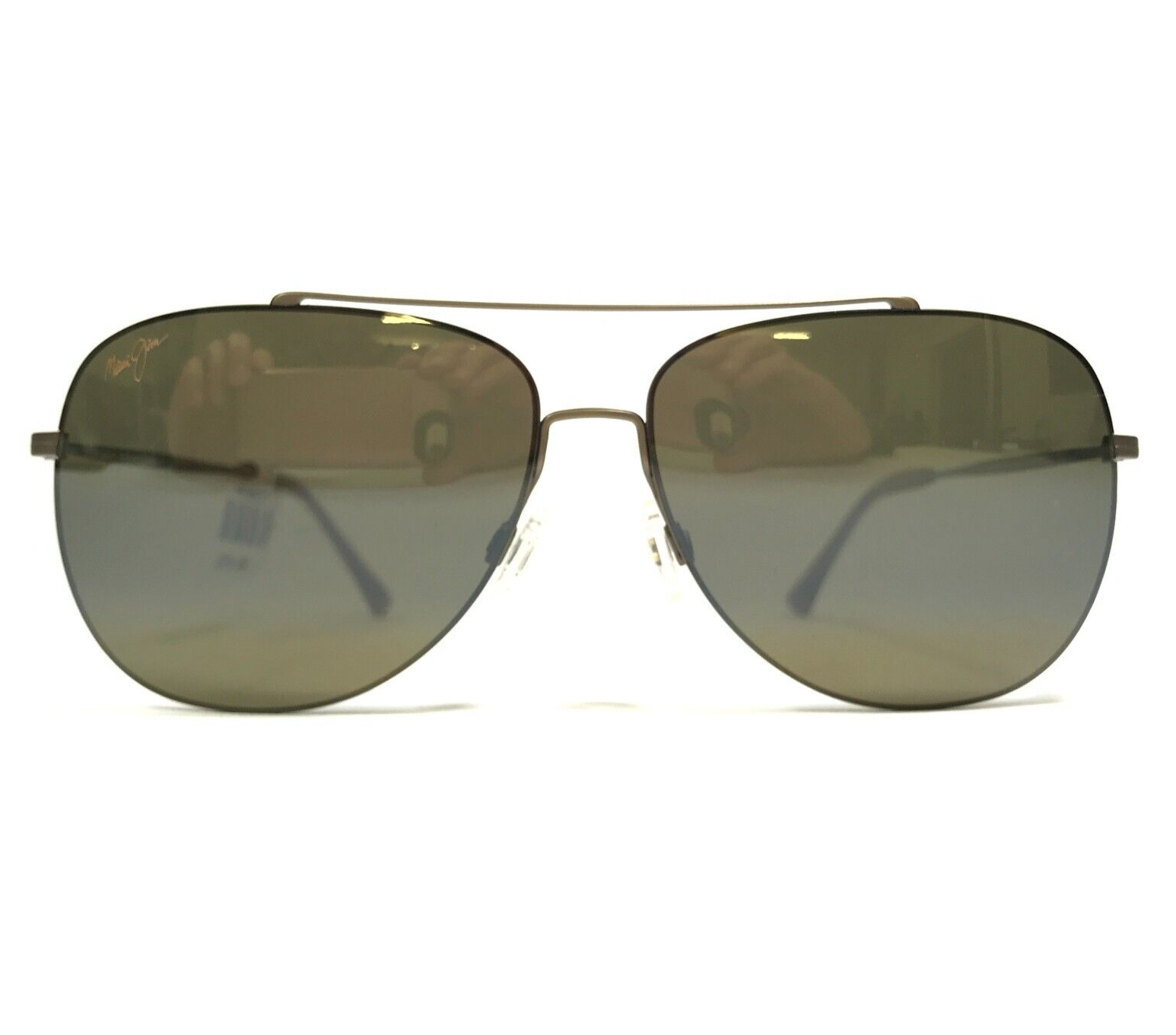Primary image for Maui Jim Sunglasses MJ789-16M CINDER CONE Matte Gold Bronze Frames Green Lenses