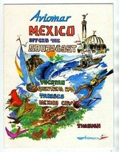 Aviomar Mexico Tours Booklet 1974 Yucatan Quintana Roo Tabasco Mexico City  - £18.53 GBP