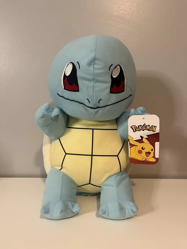 New 16” Large Blue Water Pokemon Squirtle Soft Plush Collectible Toy - $34.31