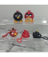 Angry Bird Figures Assorted Toys and Clips Lot of 5  - £11.66 GBP