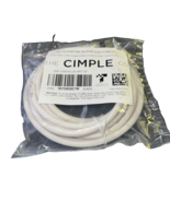 The Cimple CO 12&quot; Feet White Solid Copper Centor Conductor RG6 Coax Cable - $4.93 CAD