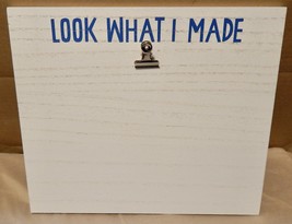 Clipboard Frame 13&quot; x 11&quot; Look What I Made Heavy Duty Wood Display Ashla... - $8.89