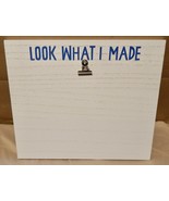 Clipboard Frame 13&quot; x 11&quot; Look What I Made Heavy Duty Wood Display Ashla... - £7.10 GBP