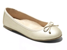 Cat &amp; Jack Scarpe Ballerine Slip-On In Raso Oro Per Ragazze - $9.89