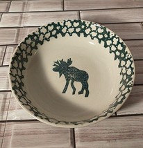 One Single Folk Craft Moose Country Cereal Bowls Tienshan 6.5&quot; - $6.36