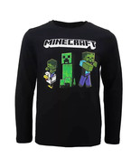 Minecraft Chicken Jockey Long Sleeve T-Shirt , Kids 7-12 Years, Fun Gaming Tee - $25.64