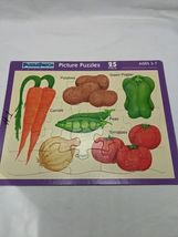 1992 Puzzle Patch 25 Piece Puzzle Vegetables - $9.43 CAD