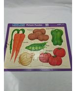 1992 Puzzle Patch 25 Piece Puzzle Vegetables - $9.38 CAD