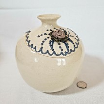Toad Hall South Hand Crafted Art Studio Pottery Round Lidded Bowl Moriag... - $125.95