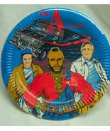 VINTAGE 1983 A-TEAM 8 Birthday Party PLATES NEW Mr T 1980&#39;s - $454.60 MXN