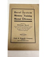 1913 The Berol system of memory training: 7th Lesson + Letter Billhead - £19.67 GBP
