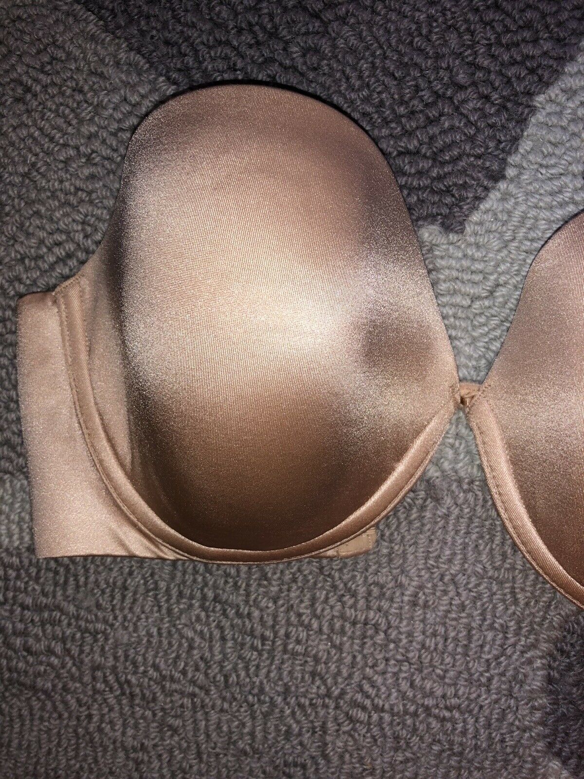 Womens Gilligan & O’Malley Nursing Bra Underwired Soft Nude Beige Size 36DDD