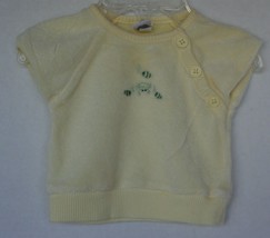 BABY GAP Soft yellow Terry Top Infant up to 7 lbs with fish and crab EUC - $8.90