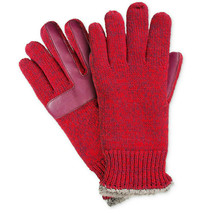 ISOTONER Red Marled Knit smartDRI smarTouch Tech Women&#39;s Gloves One Size - $19.99