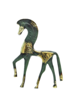 Greek Horse Statue C1 from brass  8cm  x 12cm - £32.15 GBP