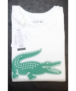 Lacoste Sport TH6227 Men Ultra Dry White Cotton T-Shirt Big &amp; Tall 3XLB ... - $64.67 CAD
