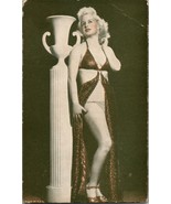 Vintage 1940s Mutoscope Glamour Girls Pin-Up Card - Blonde with Column Rare - £13.97 GBP