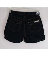 Vintage Calvin Klein Dark Wash Indigo Blue Booty Shorts Size 2 Inseam 4&quot; - $372.51 MXN