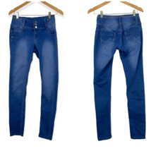 At Seven Blue Stretch Skinny Jeans Sz 5 Jeggings Junior  - £10.69 GBP