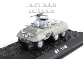 M8 Greyhound Light Armored Car - US ARMY 1945 - 1/72 Scale Diecast Model - £23.65 GBP