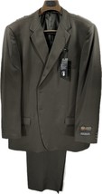 Bolzano Uomo Collezione Men&#39;s Olive Suit 2 Piece Single Breasted Size 36R W30&quot; - £111.64 GBP