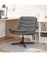  Swivel Chair Dark Grey Polyester, Metal Medium Swivel - $5,270.59 MXN