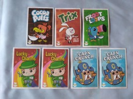 Funko Pop Lot 7 Stickers Froot Loops Trix Cap&#39;n Crunch Lucky Charms Cocoa Puffs - £7.95 GBP