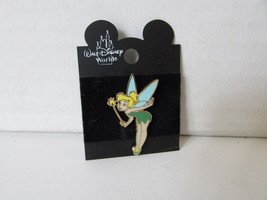 DISNEY PIN WDW TINKER BELL WITH WAND UP ON ORIG BACKING WITH TAG  - $74.11 MXN