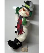 Annalee Vintage Christmas Snowman 20” Doll With Tags  - $940.30 MXN