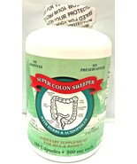 100% Natural SUPER COLON SWEEPER Cleanser Dietary Supplement 180 Capsule... - $601.28 MXN