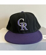 Colorado Rockies New Era Cool Base Official On-Field Cap Fitted Size 8 3... - $60.91 CAD