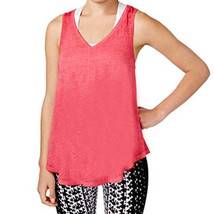 Calvin Klein Womens Activewear Performance Relaxed Icy Wash Tank Top Carmine M - £31.05 GBP