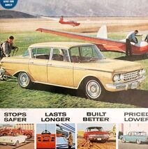 1962 Rambler Classic Six 400 Sedan Advertisement Automobilia Airplane HM2M - $29.99