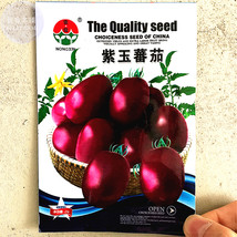 Purple Yuh Cherry Tomato Seeds New Fresh Seeds USA - £10.16 GBP