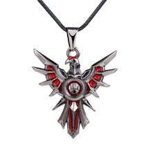 LEAGUE OF LEGENDS NECKLACE Leona&#39;s Shield Logo Pendant Phoenix Game Gami... - $11.16 CAD