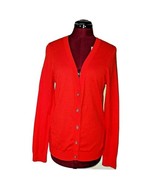 CAbi Cobblestone Cardigan Red Women Buttons Size Smal lBack Zipper Long ... - $52.48