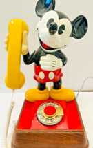 Vintage Disney 15&quot; Mickey Mouse 1976 Rotary Telephone AT&amp;T Design Line with Box - £176.52 GBP