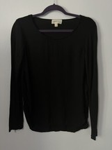 Cloth and Stone Women’s black long sleeve  top size small - £7.78 GBP