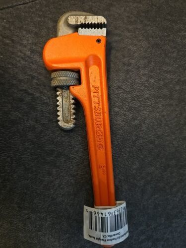 Pittsburgh 8" Steel Pipe Wrench Heavy Duty (SEE PICS)(MO1) - $24.75