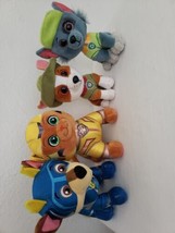 Paw Patrol Plush Lot Cat Pack Leo Super Paws Chase Ty Beanie Boo Tracker Rocky - £25.30 GBP