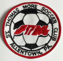 St Thomas More Soccer Club PA Embroidered Souvenir Clothing Trading Patc... - £6.15 GBP