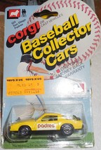 1/64 Scale Corgi Baseball Collector Cars &quot;Padres&quot; #524 Ford Mustang On Card  - £2.73 GBP