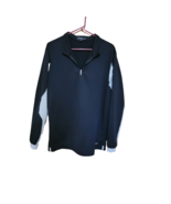 Nike Golf Pullover Men&#39;s Large Black 1/4 Zip Therma-Fit Long Sleeve - £15.68 GBP