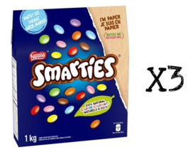 Nestle Smarties Candy covered chocolates Canadian Canada FRESH 1kg 2.2lb... - £78.44 GBP