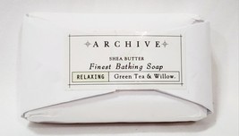 Archive GREEN TEA &amp; WILLOW Finest Bathing Soap Bar Shea Butter Relaxing ... - $12.99